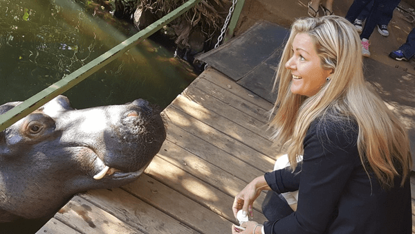 Come meet & feed Jessica the Hippo